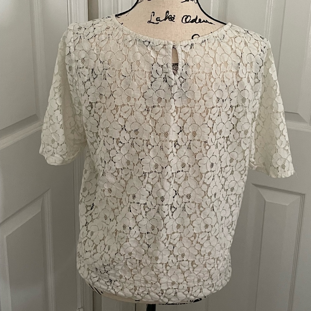 Pretty cream blouse.